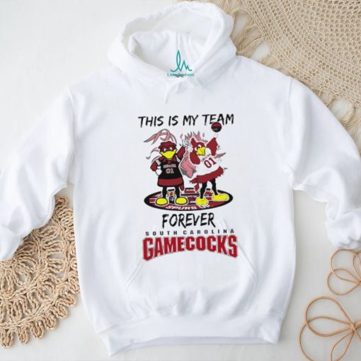 This is my team forever South Carolina Gamecocks mascot cheerleader shirt