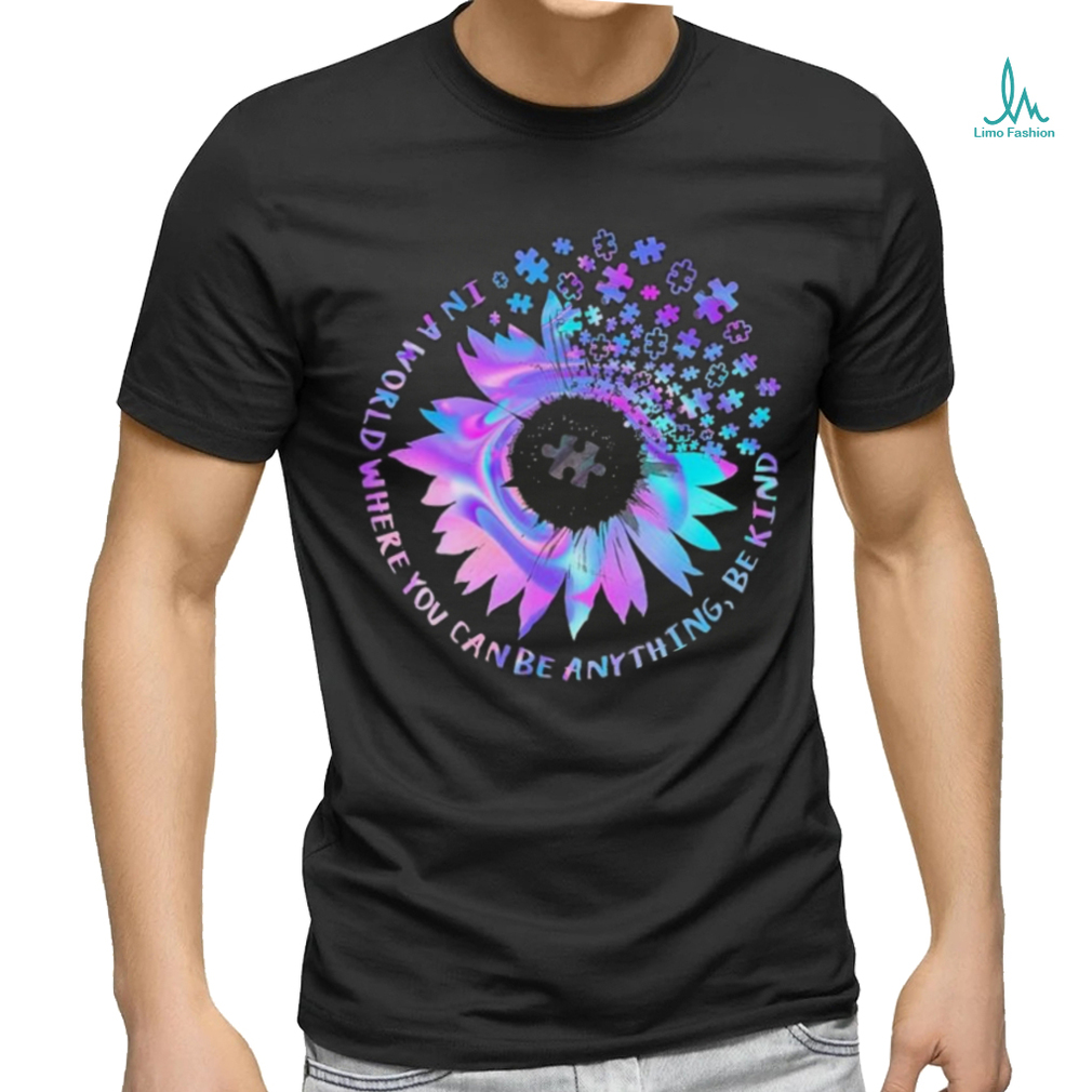 Tie Dye Be Kind Autism Awareness Kindness Sunflower Puzzle Shirt Tie Dye Be Kind Autism Awareness Kindness Sunflower Puzzle Shirt