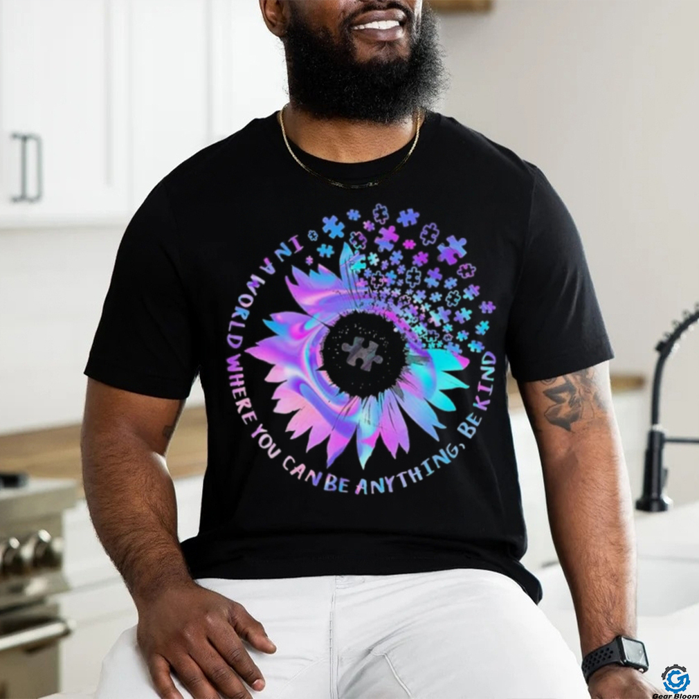 Tie Dye Be Kind Autism Awareness Kindness Sunflower Puzzle Shirt Tie Dye Be Kind Autism Awareness Kindness Sunflower Puzzle Shirt