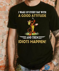Tiger I Wake Up Every Day With A Good Attitude Shirt
