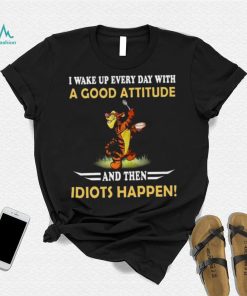 Tiger I Wake Up Every Day With A Good Attitude Shirt