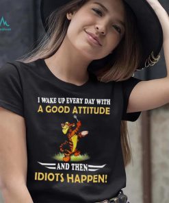 Tiger I Wake Up Every Day With A Good Attitude Shirt