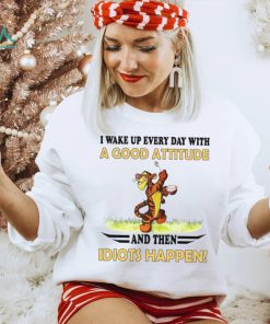 Tiger I Wake Up Every Day With A Good Attitude Shirts