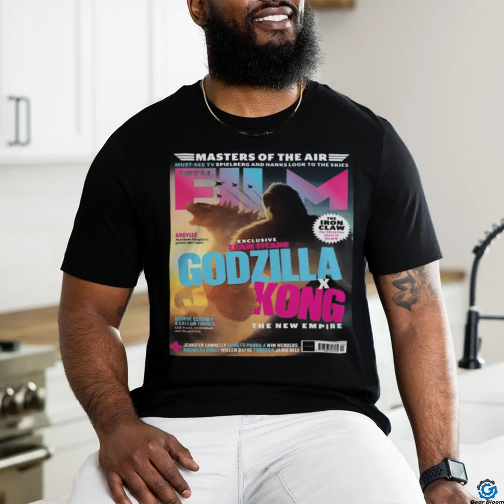 Titans Godzilla x Kong The New Empire On Total Film Cover Shirt Titans Godzilla x Kong The New Empire On Total Film Cover Shirt