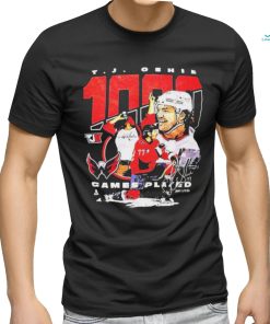 Tj Oshie 1000 Game Players Shirt
