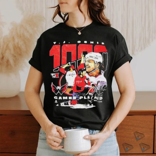 Tj Oshie 1000 Game Players Shirt