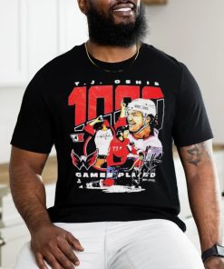 Tj Oshie 1000 Game Players Shirt