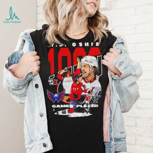 Tj Oshie Washington Capitals 1000 games played shirt