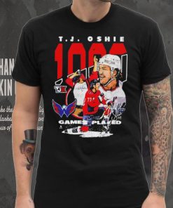 Tj Oshie Washington Capitals 1000 games played shirt