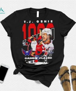 Tj Oshie Washington Capitals 1000 games played shirt
