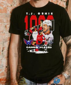 Tj Oshie Washington Capitals 1000 games played shirt