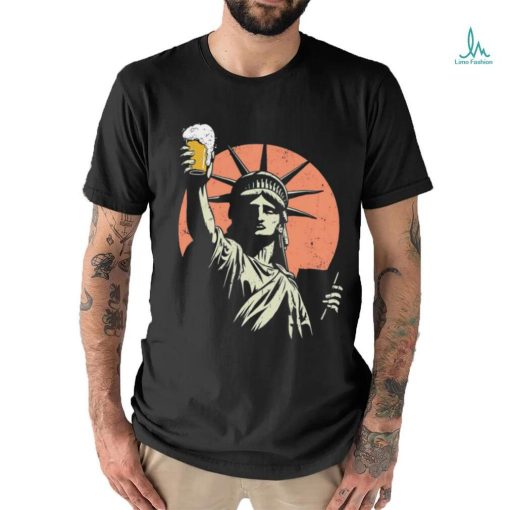Toast to freedom Statue of Liberty shirt