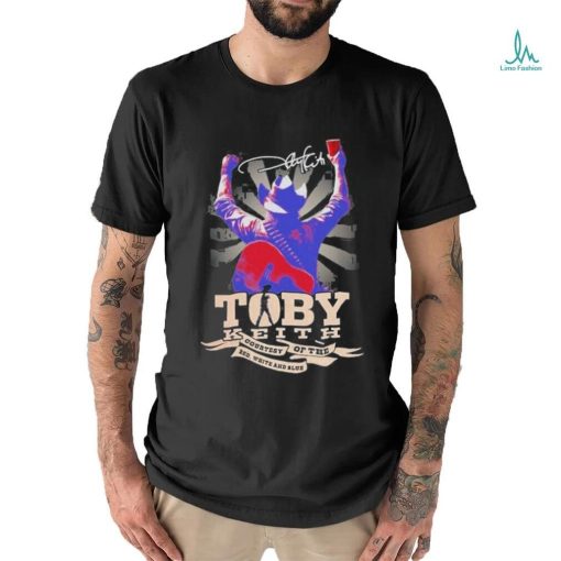 Toby Keith Country Of The Red White And Blue Signature Shirt
