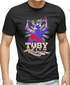 Toby Keith Country Of The Red White And Blue Signature Shirt