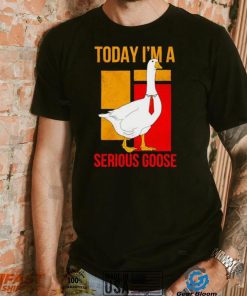 Today I’m a serious Goose shirt