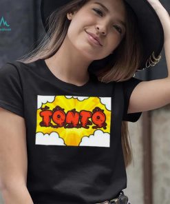 Tonto professional wrestler cloud logo shirt