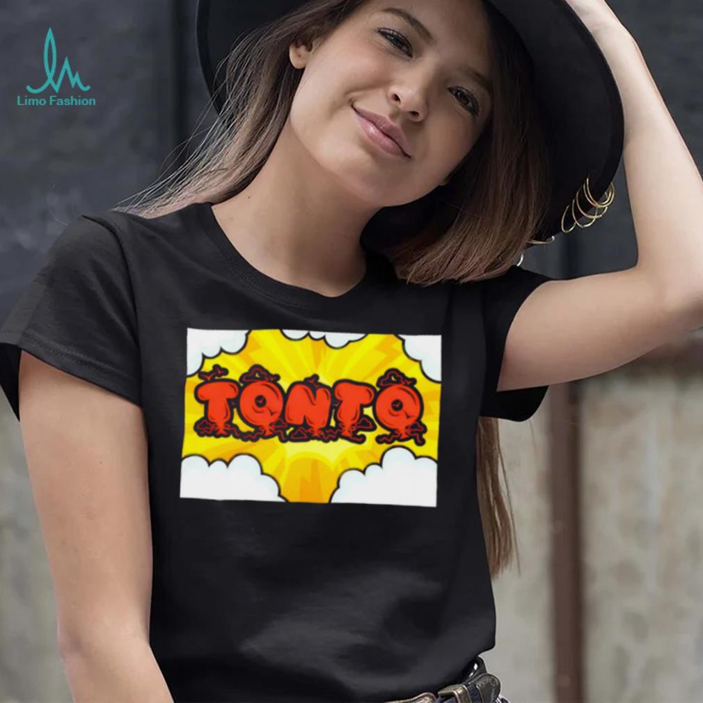 Tonto professional wrestler cloud logo shirt Tonto professional wrestler cloud logo shirt