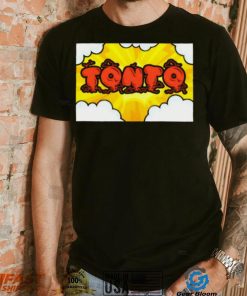 Tonto professional wrestler cloud logo shirt