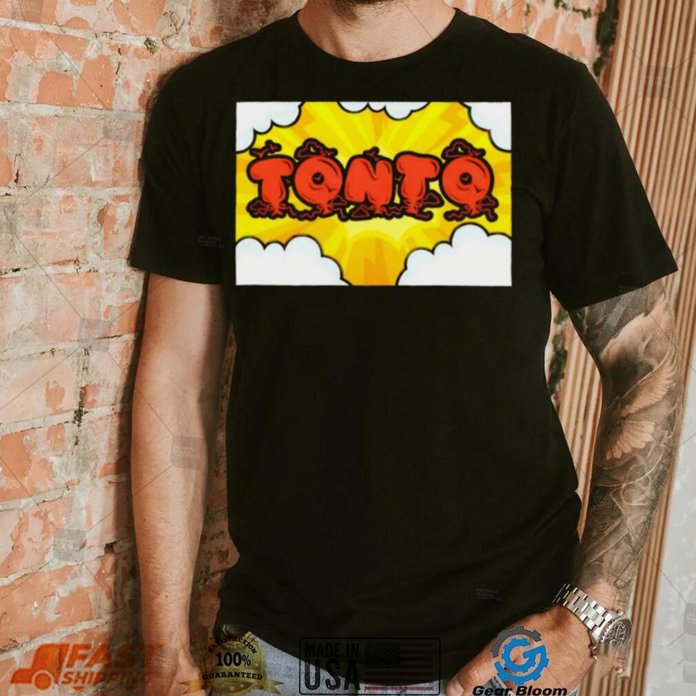 Tonto professional wrestler cloud logo shirt Tonto professional wrestler cloud logo shirt
