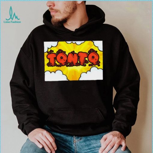 Tonto professional wrestler cloud logo shirt