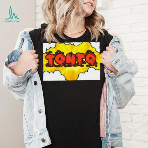 Tonto professional wrestler cloud logo shirt