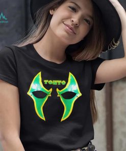 Tonto professional wrestler mask logo shirt