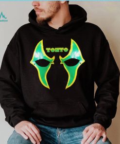 Tonto professional wrestler mask logo shirt