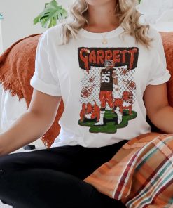 Top Cleveland Browns Myles Garrett Burning T shirt