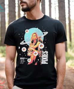 Top Pixies Bossanova X Trompe Le Monde March Tour 2024 Official Golden Poster T shirt