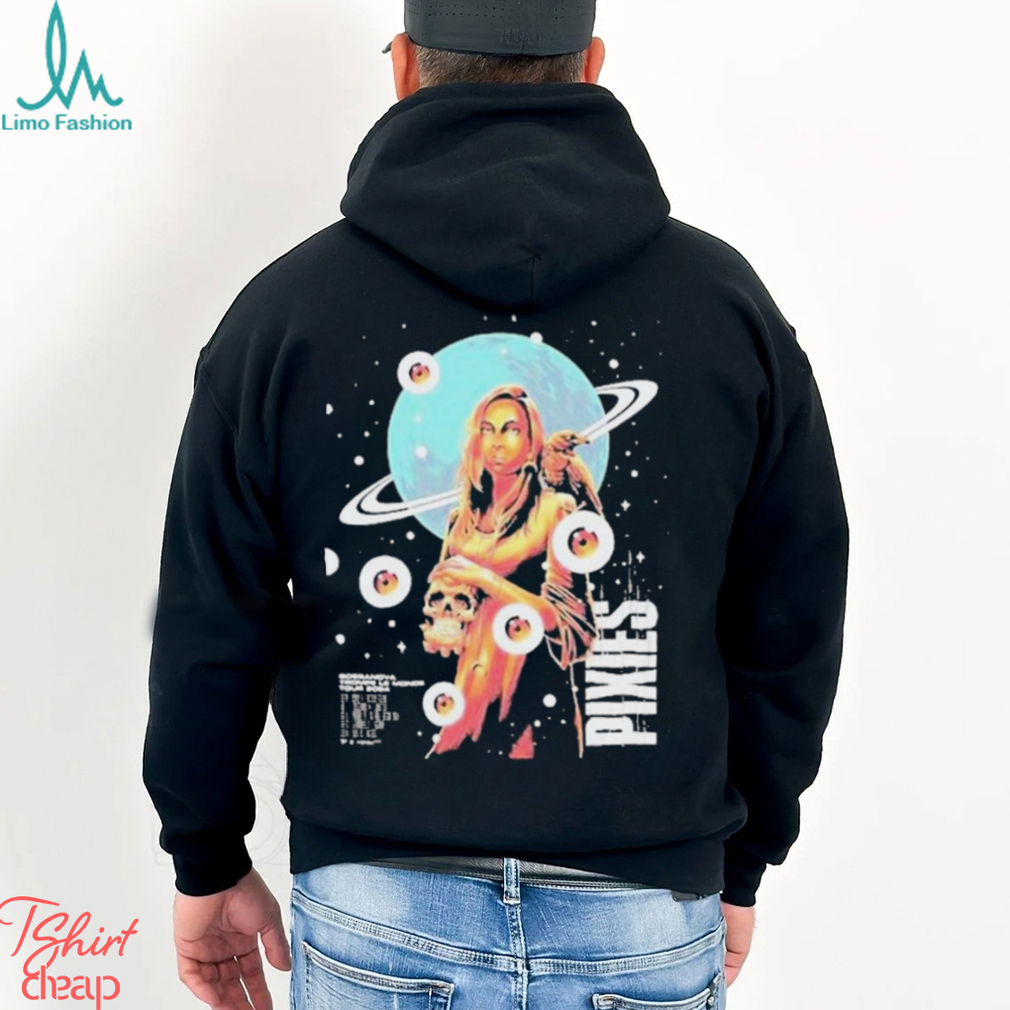 Top Pixies Bossanova X Trompe Le Monde March Tour 2024 Official Golden Poster T shirt Top Pixies Bossanova X Trompe Le Monde March Tour 2024 Official Golden Poster T shirt