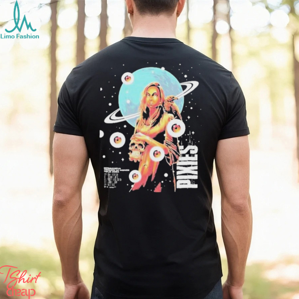 Top Pixies Bossanova X Trompe Le Monde March Tour 2024 Official Golden Poster T shirt Top Pixies Bossanova X Trompe Le Monde March Tour 2024 Official Golden Poster T shirt