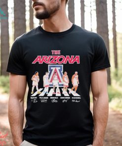 Top The Arizona Wildcats Men’s Basketball Abbey Road Signatures T shirt