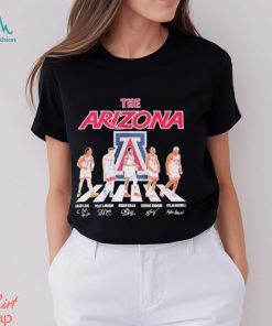 Top The Arizona Wildcats Men’s Basketball Abbey Road Signatures T shirt