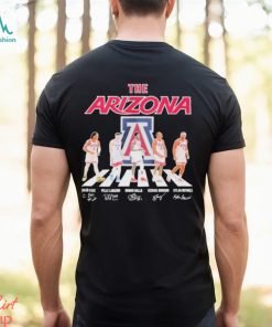 Top The Arizona Wildcats Men’s Basketball Abbey Road Signatures T shirt
