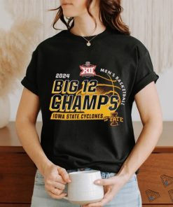Top iowa state cyclones blue 84 2024 big 12 men’s basketball conference tournament champions locker room shirt