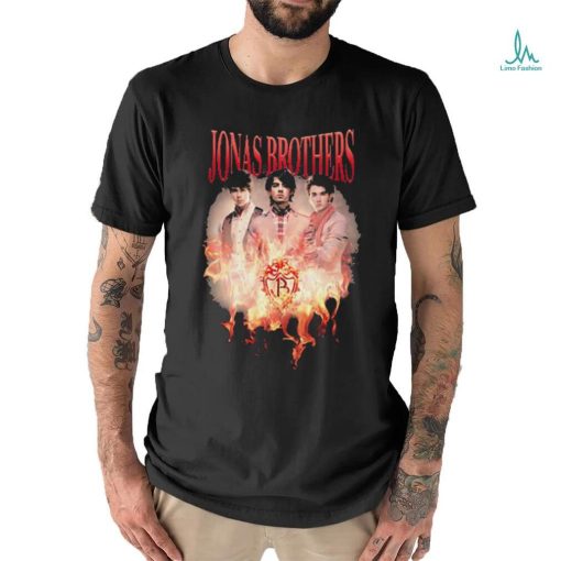 Top jonas brothers fire shirt