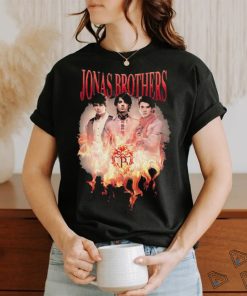 Top jonas brothers fire shirt