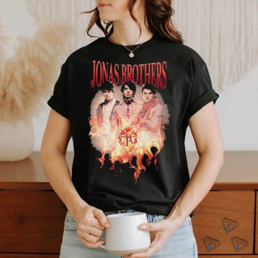 Top jonas brothers fire shirt