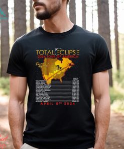 Total eclipse 2024 tour of America for one day only April 8th 2024 shirt