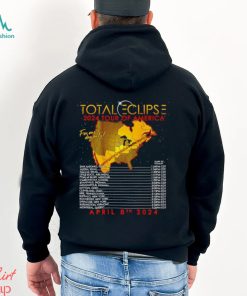 Total eclipse 2024 tour of America for one day only April 8th 2024 shirt
