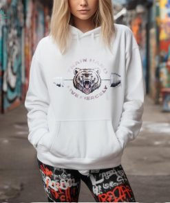 Train Hard Live Fiercely Bear with Barbell Gym T Shirt