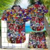 Kansas City Chiefs Red LVIII Super Bowl Back to Back hawaiian shirt