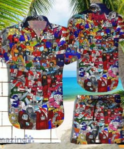 Transformer 80s Colorful Hawaiian Shirt, Short Unique Gift