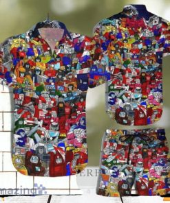 Transformer 80s Colorful Hawaiian Shirt, Short Unique Gift