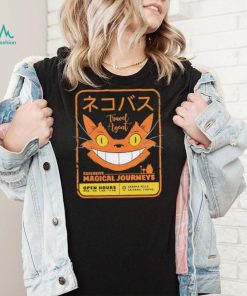 Travel agent for exclusive magical journeys Nekobasu aka Catbus from My Neighbor Totoro shirt