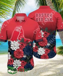 Trending Summer Boston Red Sox MLB Flower Hawaiian Shirt