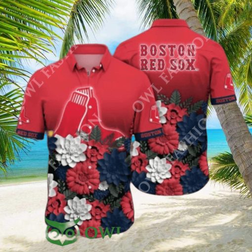 Trending Summer Boston Red Sox MLB Flower Hawaiian Shirt