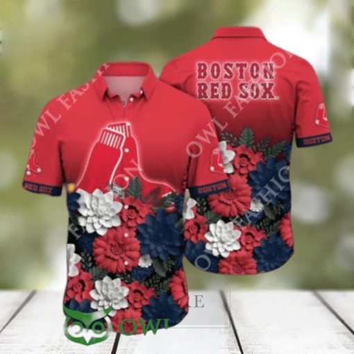 Trending Summer Boston Red Sox MLB Flower Hawaiian Shirt