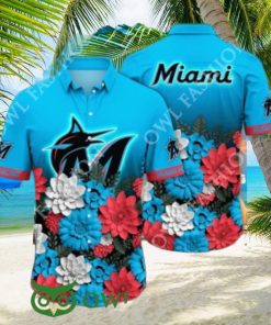 Trending Summer Miami Marlins MLB Flower Hawaiian Shirt