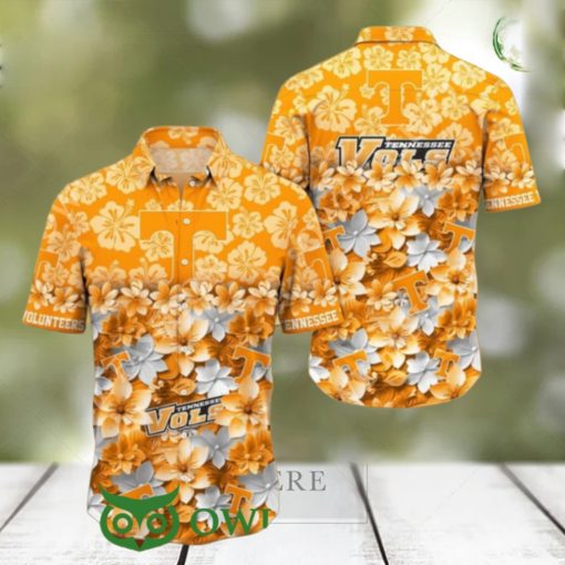 Trending Summer Tennessee Volunteers NCAA2 Flower Hawaiian Shirt